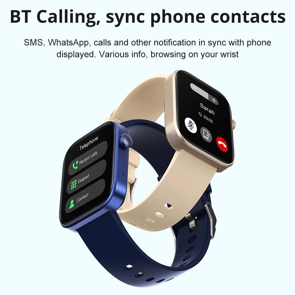 Bluetooth Calling Smartwatch With Health & Fitness Tracking