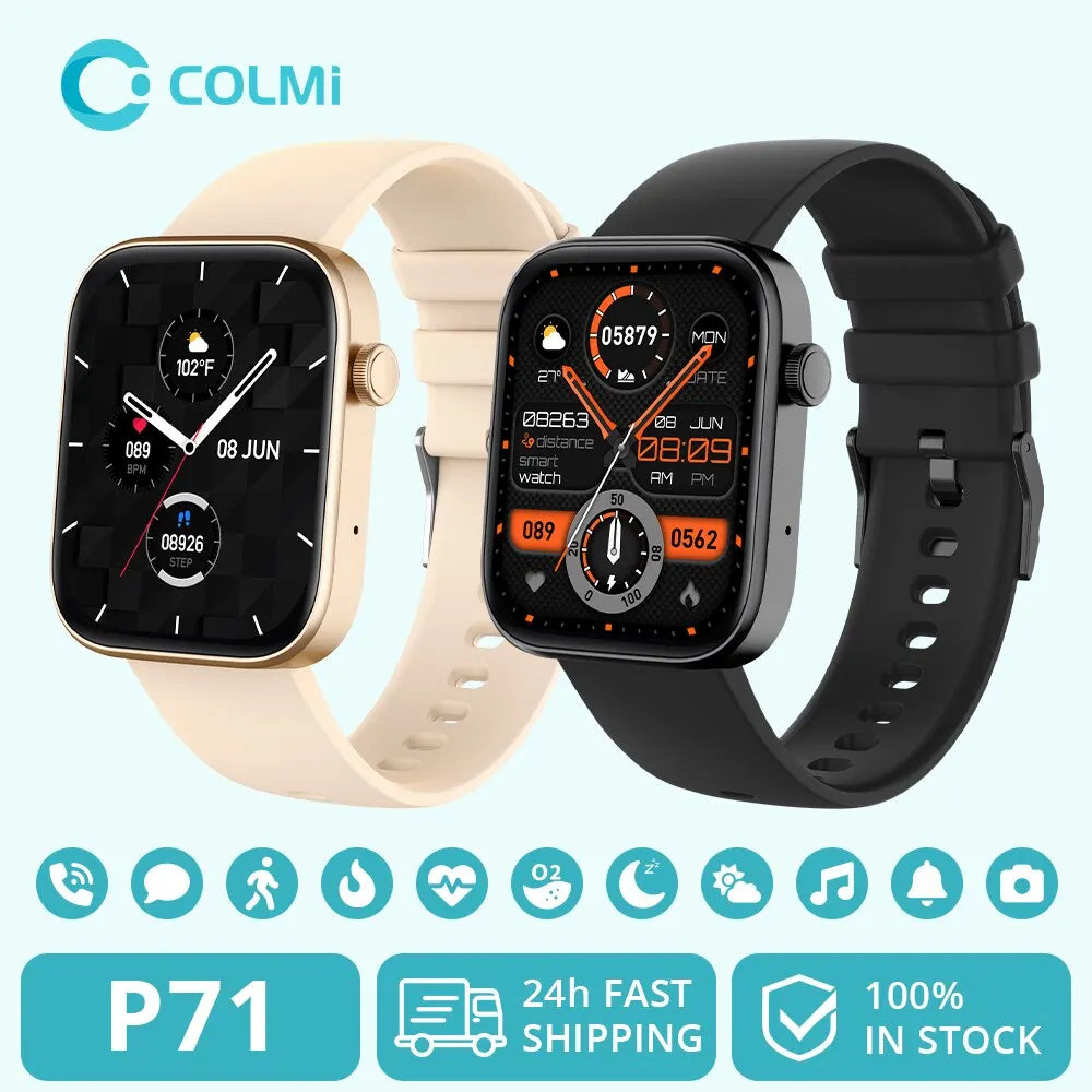 Bluetooth Calling Smartwatch With Health & Fitness Tracking