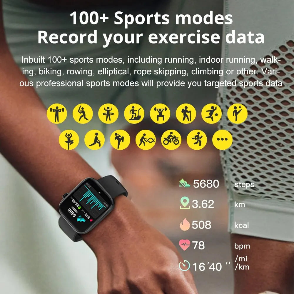 Bluetooth Calling Smartwatch With Health & Fitness Tracking