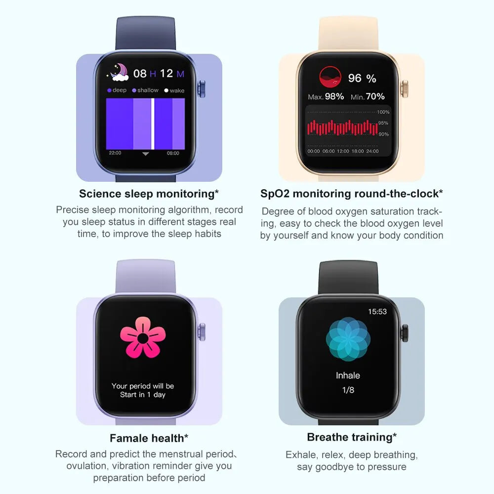 Bluetooth Calling Smartwatch With Health & Fitness Tracking
