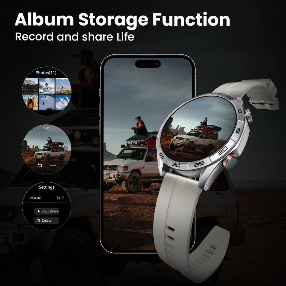 Solar 5 AMOLED Smartwatch – Bluetooth Calls & Health Tracking