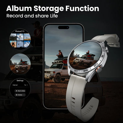 Solar 5 AMOLED Smartwatch – Bluetooth Calls & Health Tracking